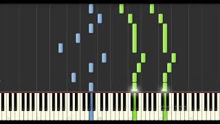 Yann Tiersen - Slippery Stones (Synthesia Tutorial)