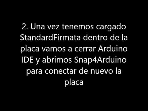 Conectar Arduino con Snap4Arduino (StandardFirmata)