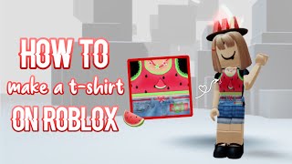 How to create a t-shirt on Roblox! (Done on iPad) 🍰☁️ screenshot 4