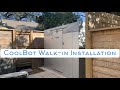 Cool Bot Walk in Cooler/Refrigerator How to Install Time lapse