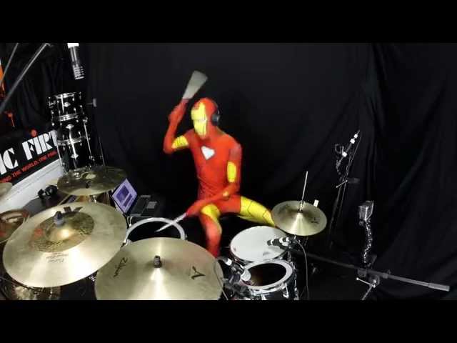 Iron Man - Drum Cover - Black Sabbath - Halloween Cover class=