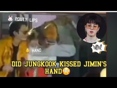 Did Jungkook kiss Jimin hand🤔 or just the camera angle | 방탄소년단 2022