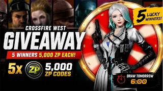 CrossFire West: Giveaway Draw! 5 Lucky Winners Win 5,000 ZP Each