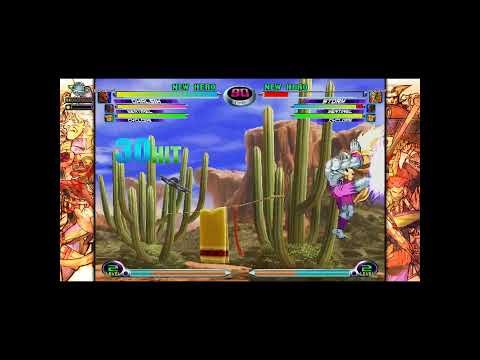 MvC2 Team Dhalsim-Trix 270% sequences vs Team Matrix 9/16/24