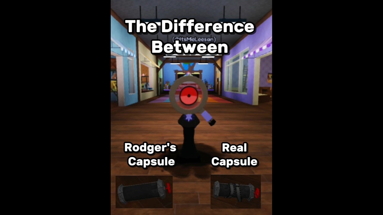 The Difference Between Rodger's Capsule And Real Capsule In Dandy's World 