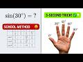 Stop Memorizing! The Finger Trick for Trigonometry
