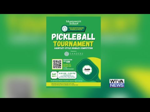 Sign up for the Montessori School of Tupelo’s pickleball tournament on May 3. Interview: Montessori School of Tupelo hosting pickleball tournament fundraiser
