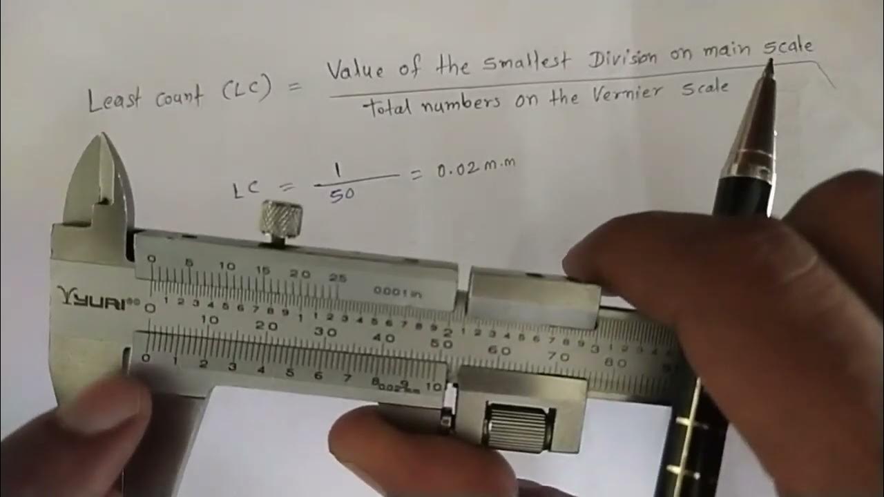 Vernier Caliper Reading (in Marathi) / Least Count of Vernier Caliper