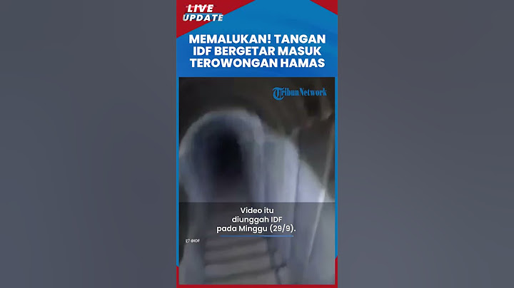 Bocor Video Tangan Tentara Israel Bergetar Ketakutan saat Masuk Terowongan Hamas di Jalur Gaza