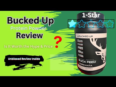 Bucked Up Original Protein (Horchata) – full video breakdown