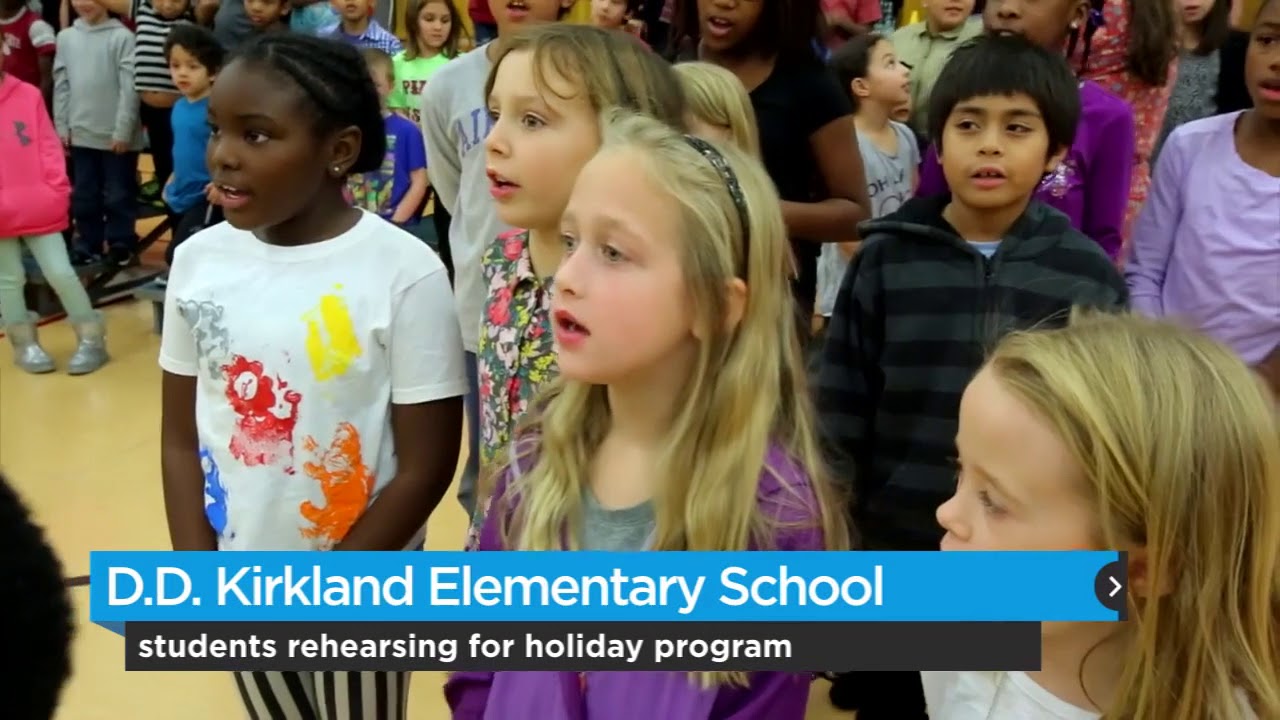 D.D. Kirkland Elementary students prepare for program (201512