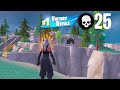 25 Elimination Solo vs Squads Gameplay (Fortnite Chapter 4 Season 4 Win)