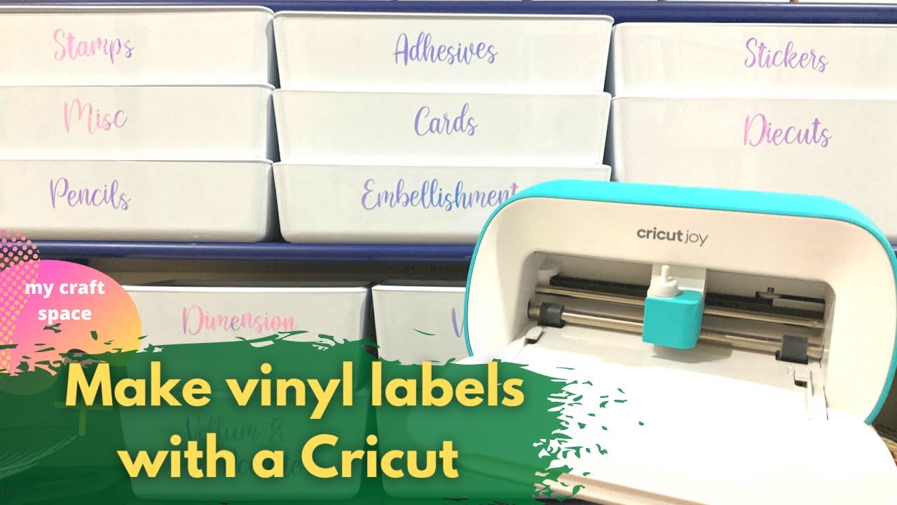 How to Make Labels with Cricut Joy