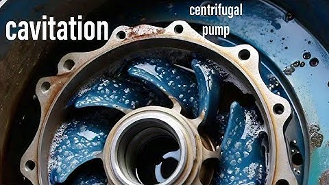 Cavitation in pump  | cavitation in centrifugal pump animation @| pump cavitation