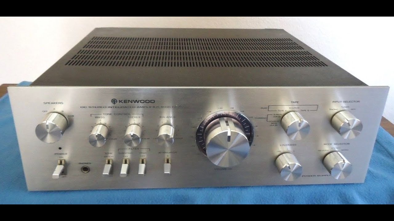 KENWOOD KA-7100 ステレオパワーアンプ KENWOOD KA-7100 ステレオパワーアンプ Vintage Kenwood DC