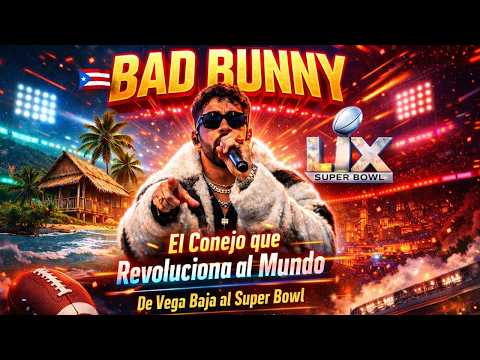 Bad Bunny: El Conejo que Revoluciona al Mundo — De Vega Baja al Super Bowl