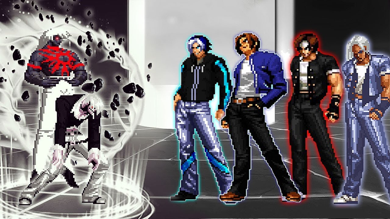 [Mugen KOF] Orochi Iori XIII Wf Lv1, Lv12 Vs Kyo Kusanagi Combos (impossible)