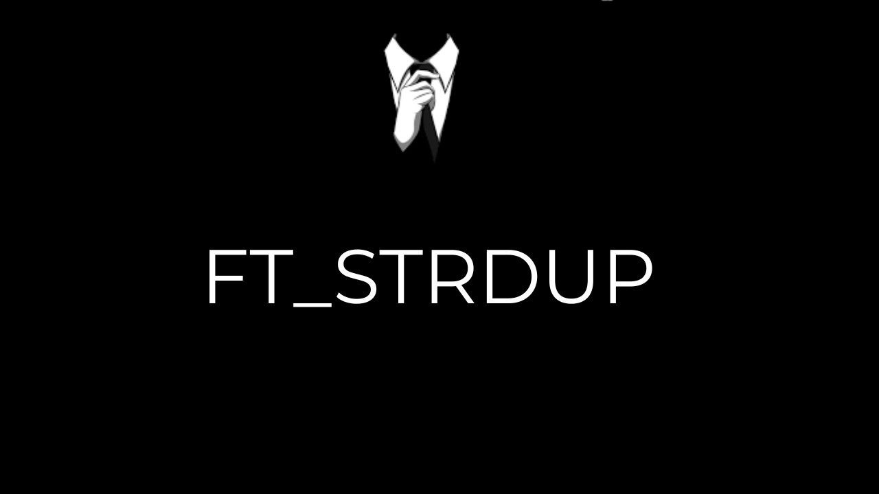 1337 POOL COURSE : C07 - ex00 (ft_strdup) By IkoSoft.