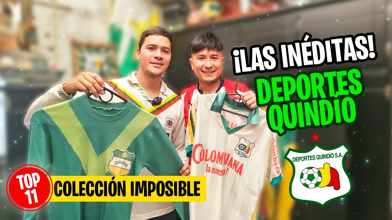 Camisetas IMPOSIBLES del Fútbol Colombiano 🇨🇴 | Top 11 inéditas del Deportes Quindío (Ep.7)