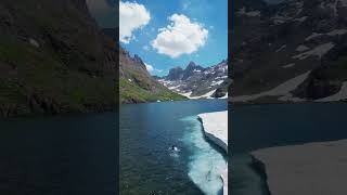 20,000 Yıllık Buzullarda Buz Gibi Suda Yüzmek.. Ğa