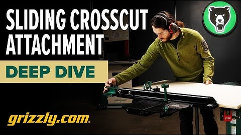 Sliding Crosscut Attachment for Table Saws (Model T3737)