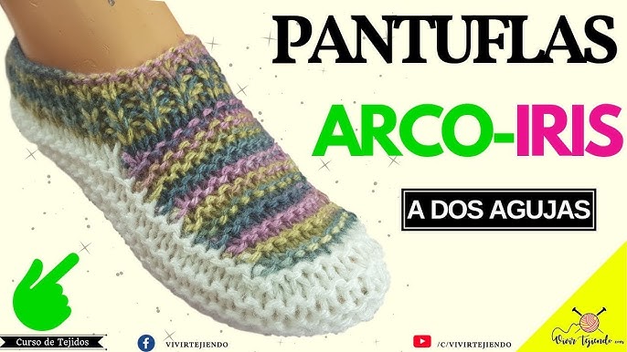 Manetes d'Or: Peucos adultos a dos agujas. Tutorial