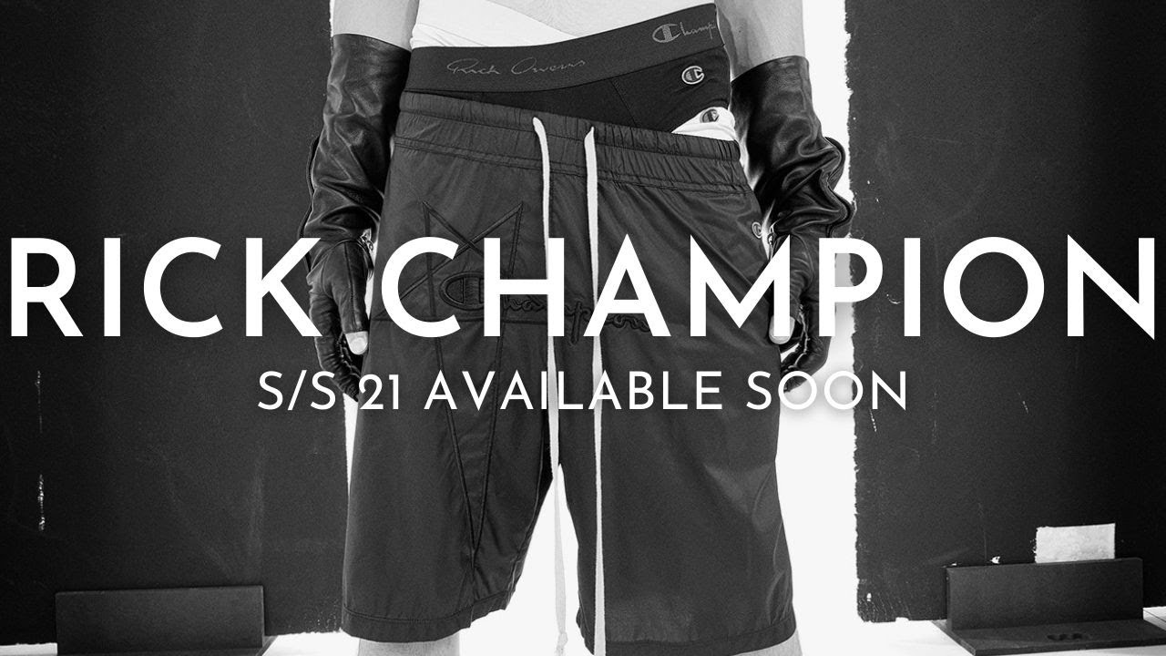 My Thoughts on Rick Owens x Champion SS21