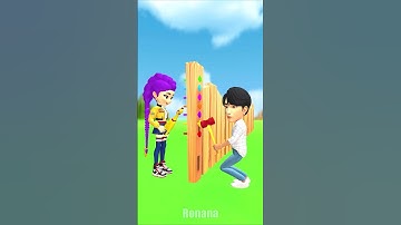 Rumi vs Saja Boy Hammering Nails Back and Forth 😂⚡ #ronana  #familyfun #kpopdemonhunters