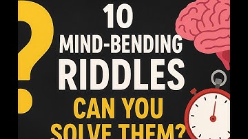 🔥 Only 1% Can Solve These5 Riddles! Are You One of Them?