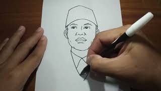 Menggambar Jenderal Sudirman