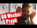 Prank: 50 Wecker 5 Uhr morgens || „Das schaffst du nie!“