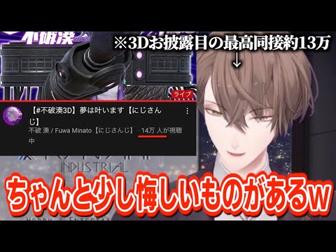 不破湊の3Dお披露目配信の最高同接について語る加賀美ハヤト【にじさん
