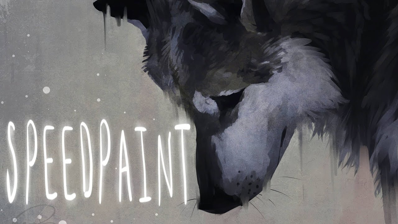 Fading Wolf II Speedpaint - YouTube