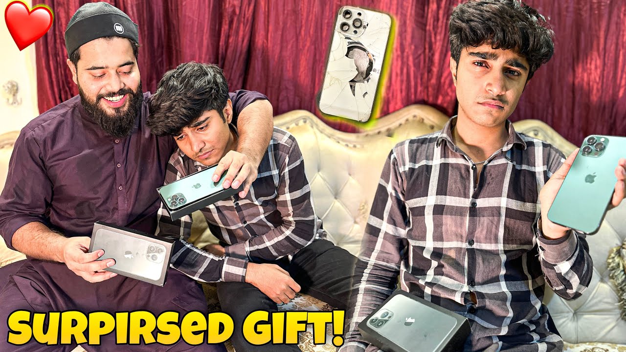 SURPRISED GIFT IPHONE TO MY EDITOR ❤️ | GONE EMOTIONAL 😭 | SYED FAHAD