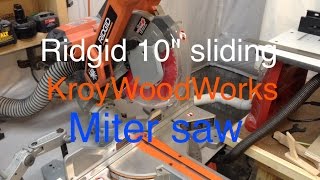 Ridgid 10 sliding miter saw review