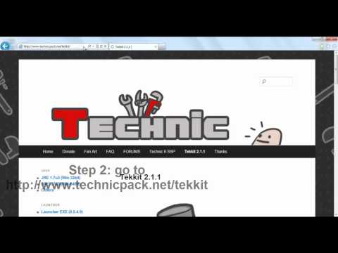 How to install tekkit 2.1.1 (Error Fix) OUTDATED