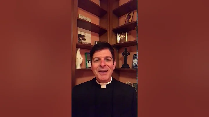 Father Robert Blaney shares a message with the St....