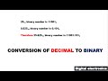 Decimal to Binary @budatechnolog
