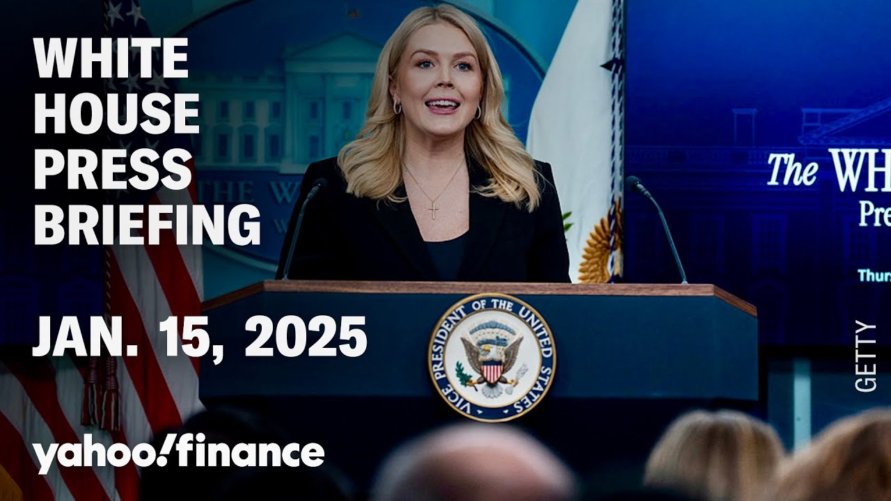 LIVE: White House Press Secretary Karoline Leavitt holds briefing