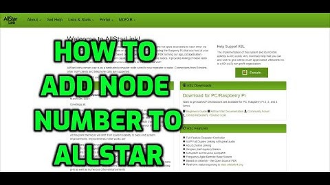 ALLSTAR -NODE REQUEST ANOTHER NODE NUMBER/S