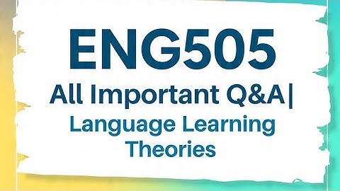 ENG 505 Lecture19 with all important questions answers with Urdu translation