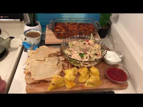 Fiesta Friday-Tijuana Torte on Homemade Tortillas,Misha’s Salad,Fruit Bites & Mexican Wedding Cookie