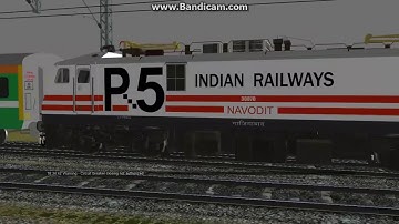 MSTS(OPEN RAILS) Indian railways@navodit wap5 new horns