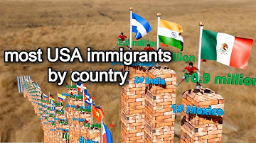 highest number of IMMIGRANTS in the USA by COUNTRY | trump immigrant mexico