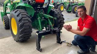 how to install & use a quick hitch. the worksaver quick hitch is a john deere imatch alternative.