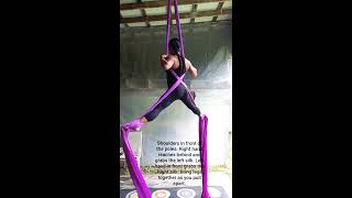 5 Entry ways to Crossback Straddle Aerial Silks