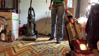 Dirt devil swivel glide vision vs dirt devil reaction all surface confetti test