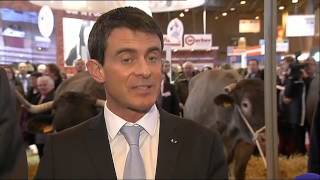 Manuel Valls au Salon de l'Agriculture 2015