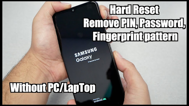 Samsung Galaxy A32 How Hard Reset Removing PIN, Password, Fingerprint pattern No PC