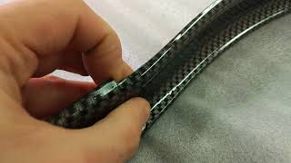 Универсальный лип спойлер карбон rear lip spoiler carbon